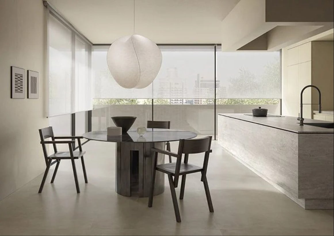 Bucătărie urbană în tonuri calde | Inspirație Baie Modern