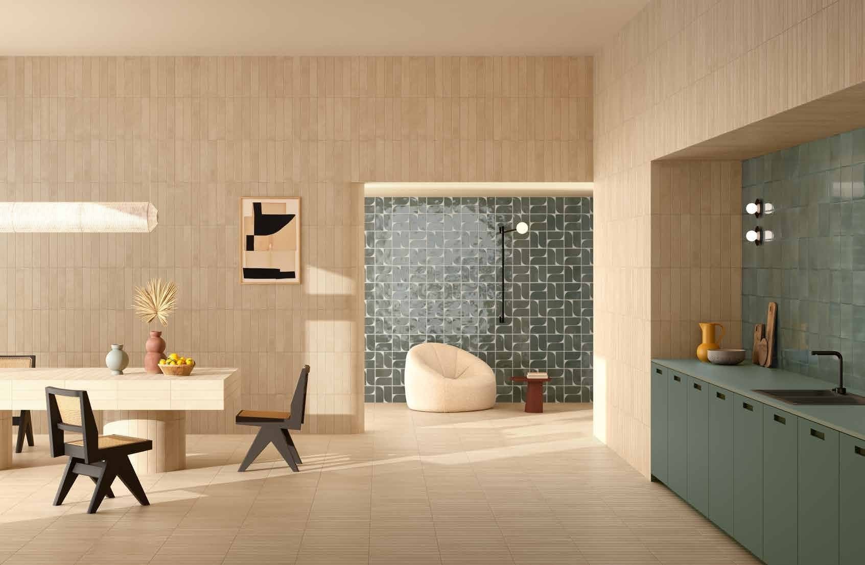 Minimalism cald cu accente de culoare | Inspirație Baie Modern