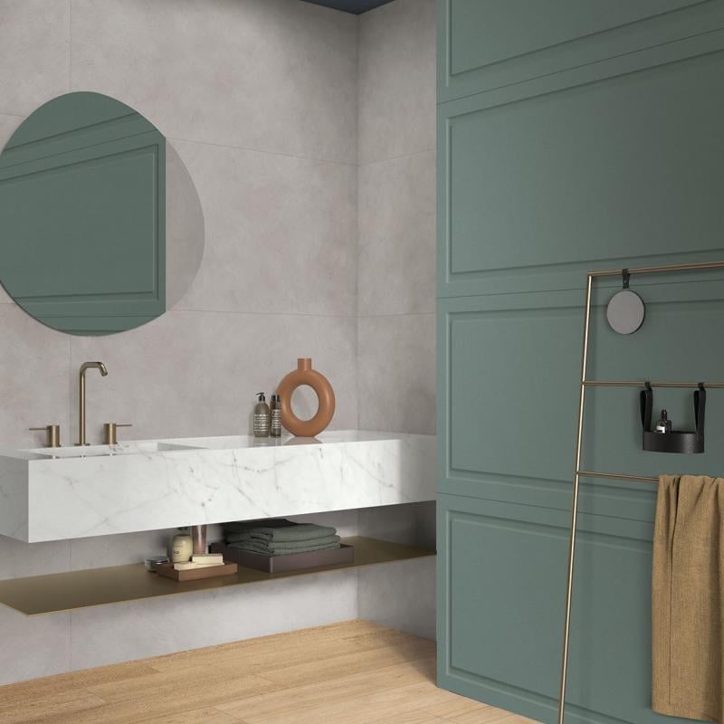 Baie modernă cu accente turcoaz | Inspirație Baie Modern