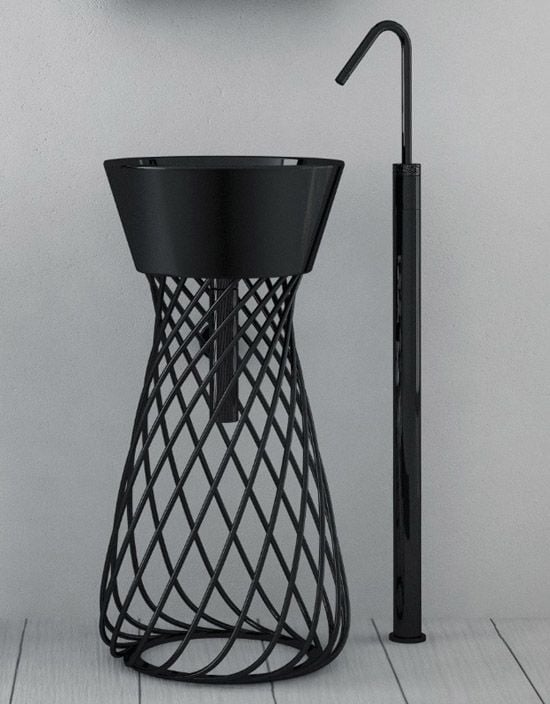 Minimalism sculptural în baie | Inspirație Baie Modern
