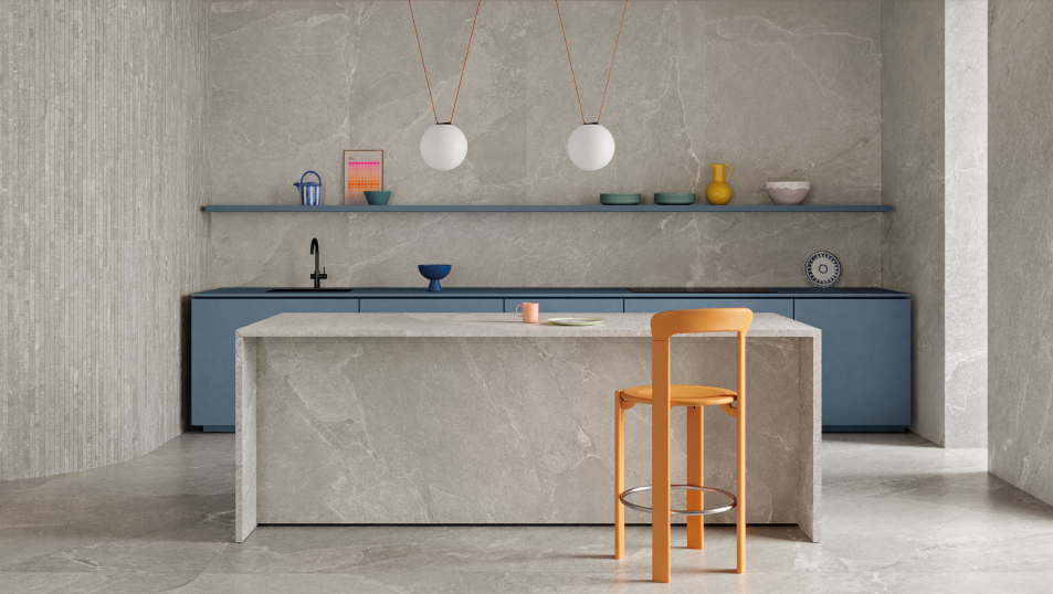Bucătărie urbană cu accente calde | Inspirație Baie Minimalist