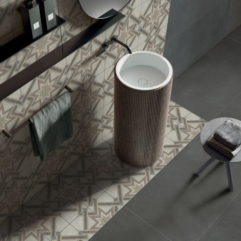 Baie cu accente orientale | Inspirație Baie Industrial