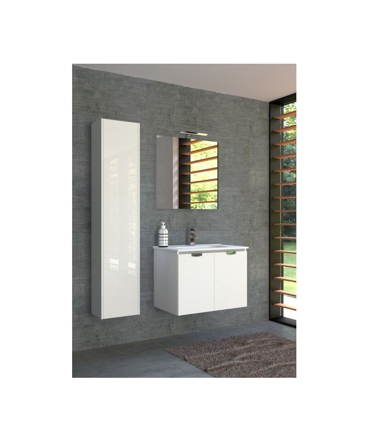 Baie modernă cu accente de beton | Inspirație Baie Modern
