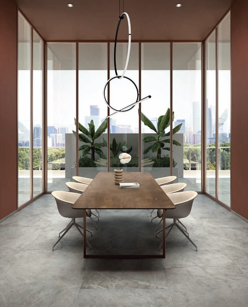 Dining urban cu accente calde | Inspirație Baie Modern