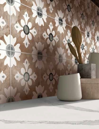 Bucătărie cu accente florale | Inspirație Bucătărie Modern