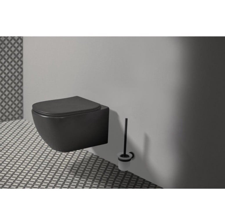 Baie modernă cu accente grafice | Inspirație Baie Minimalist