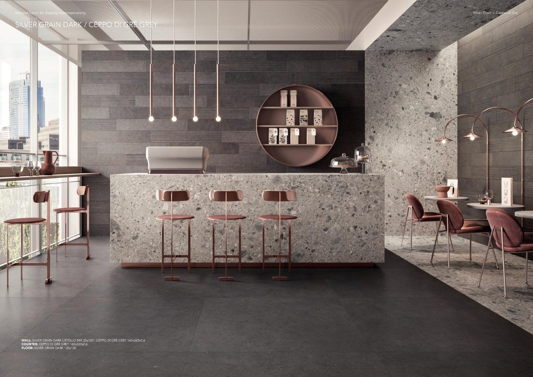 Cafenea urbană, rafinament industrial