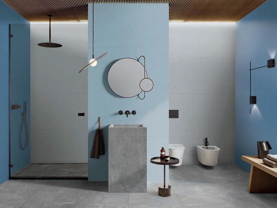 Baie modernă în tonuri reci | Inspirație Baie Modern