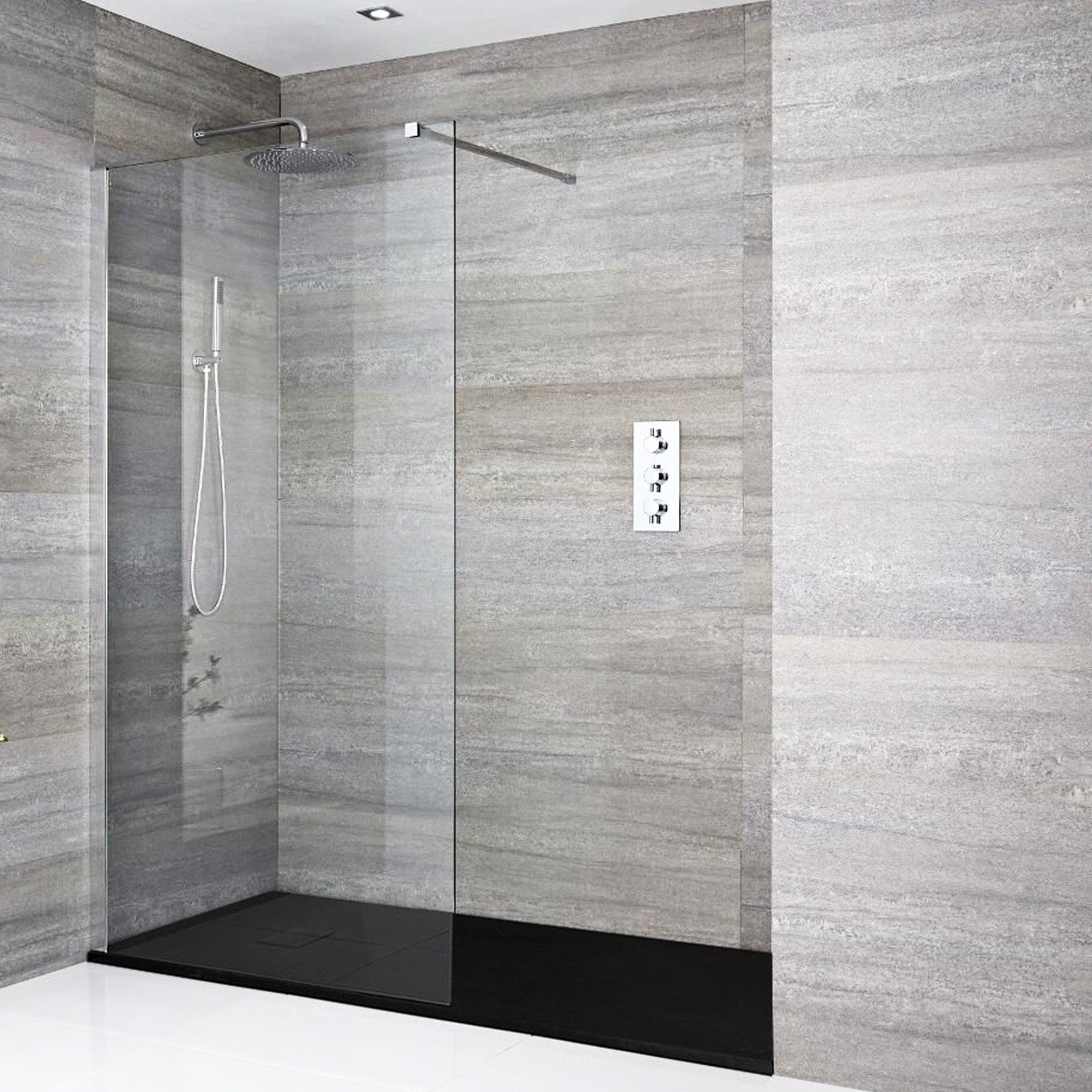 Duș spa cu piatră naturală | Inspirație Baie Modern