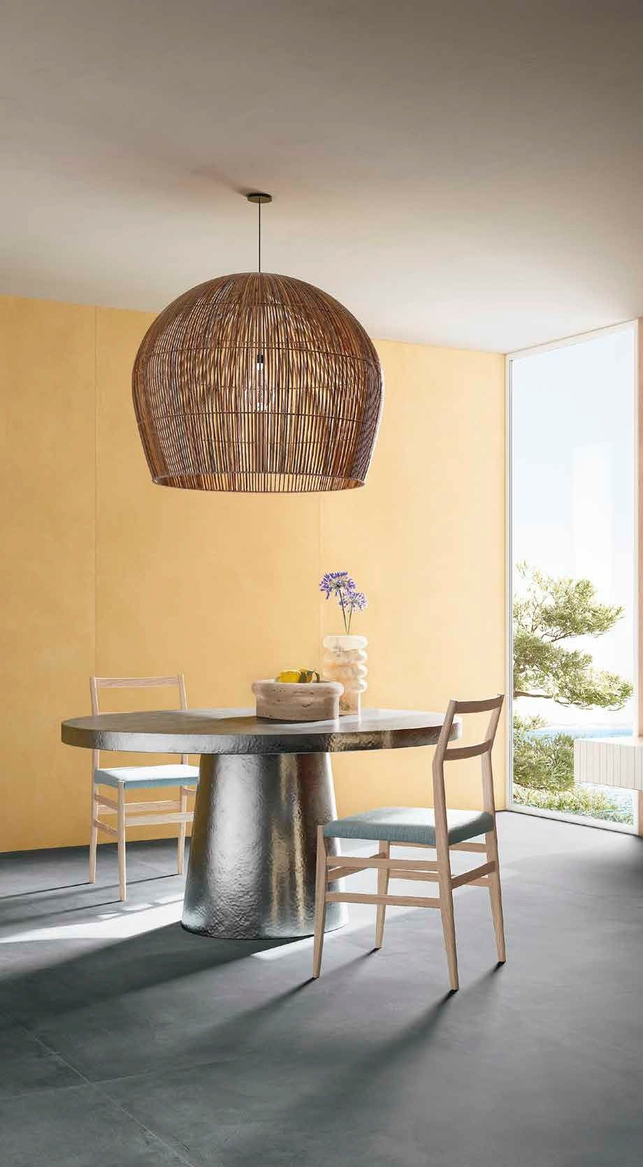 Dining mediteranean cu lumină caldă | Inspirație Baie Modern