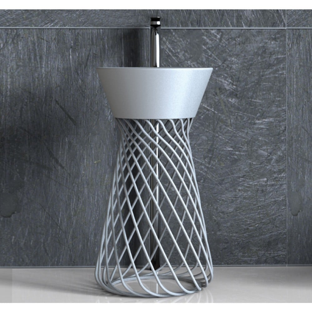 Baie minimalistă cu accente sculpturale | Inspirație Baie Modern