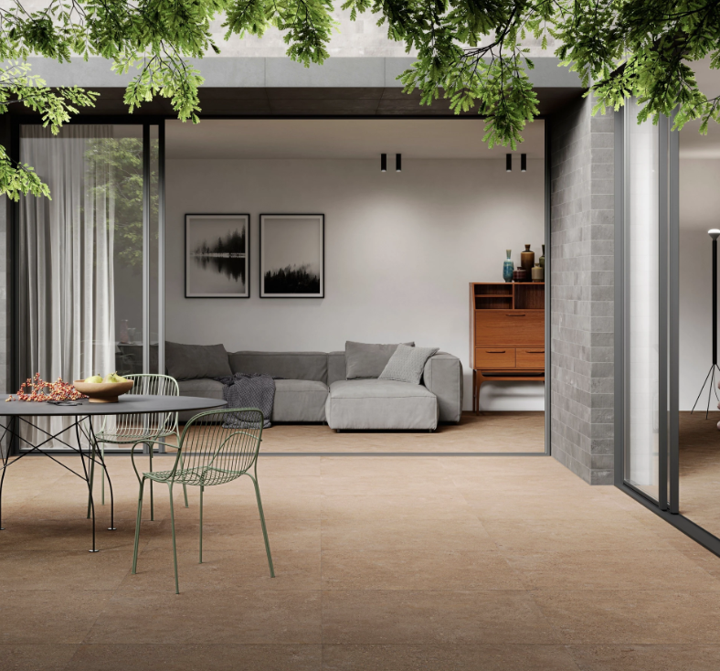 Terasă extinsă spre living | Inspirație Terasă Minimalist