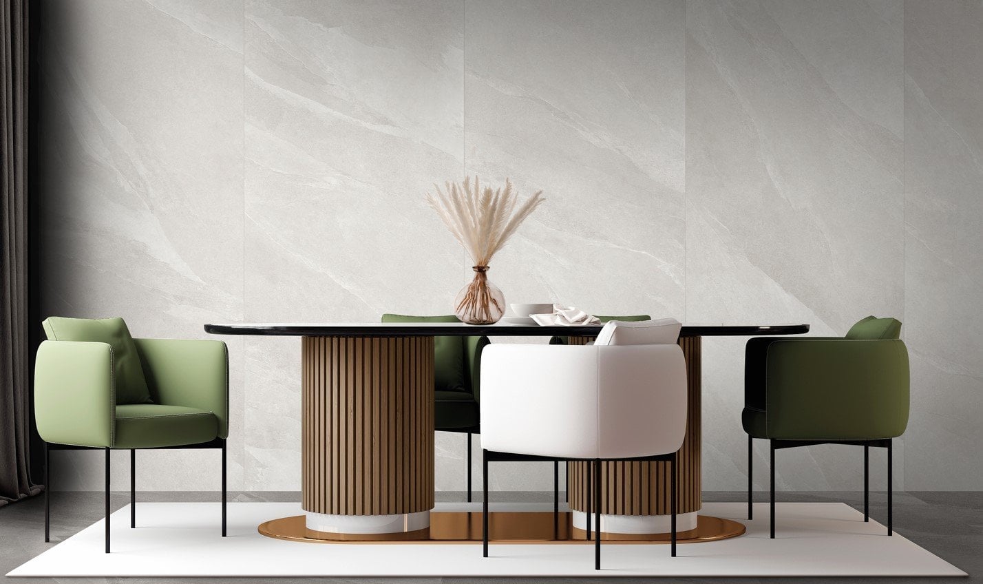 Dining în tonuri de piatră | Inspirație Baie Modern