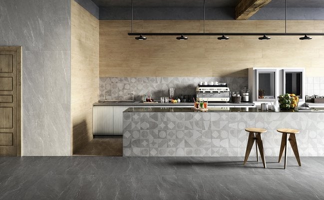 Bar urban cu accente calde | Inspirație Bucătărie Modern