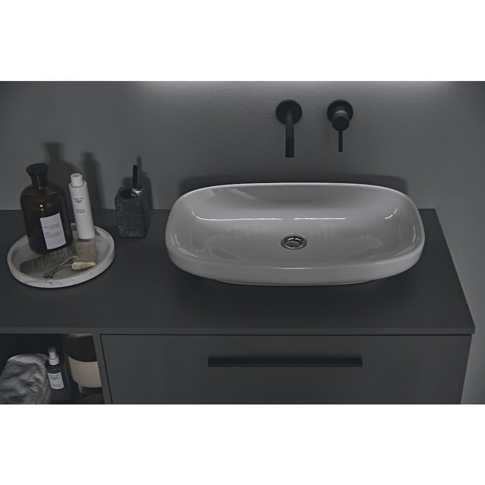 Baie minimalistă în tonuri gri | Inspirație Baie Modern