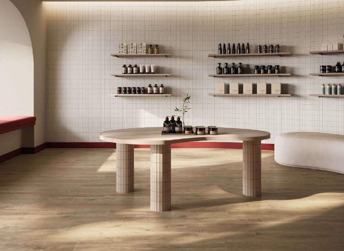 Spațiu comercial minimalist, luminos | Inspirație Living Rustic