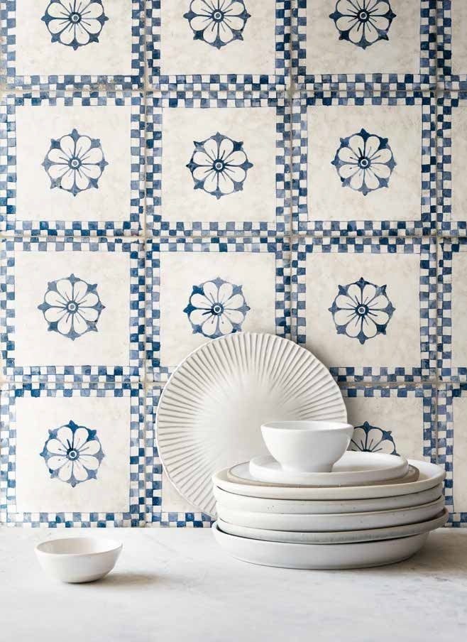 Bucătărie mediteraneană cu accente albastre | Inspirație Bucătărie Modern