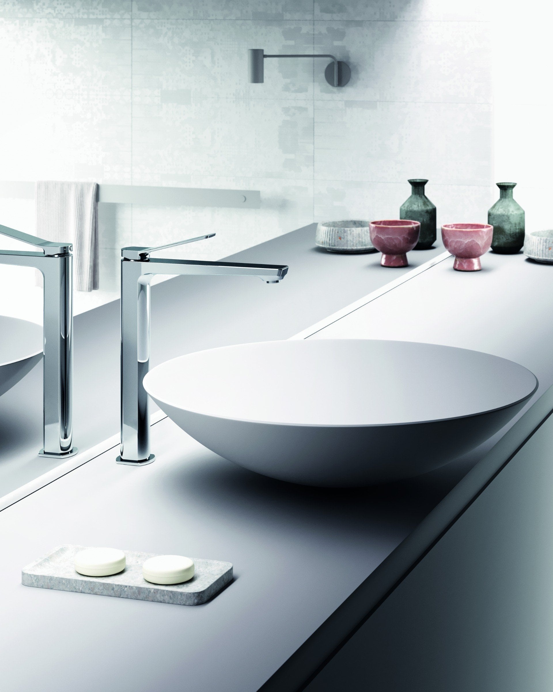 Baie minimalistă în tonuri reci | Inspirație Baie Modern