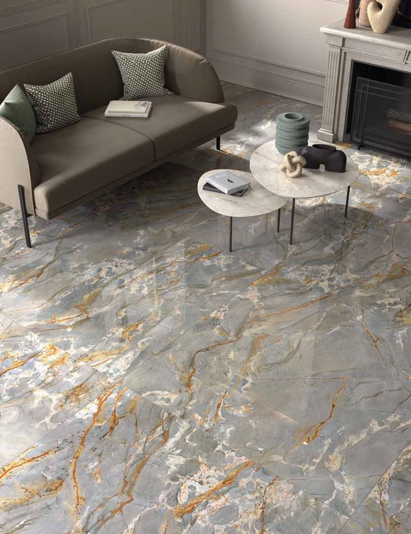 Living modern cu accente minerale | Inspirație Baie Modern