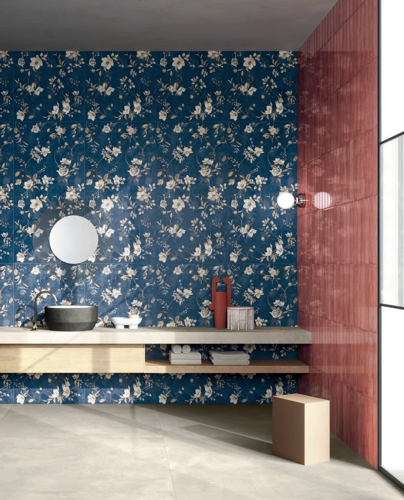 Baie cu accente botanice | Inspirație Baie Modern