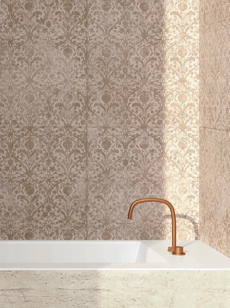 Baie romantică în tonuri calde | Inspirație Baie Modern