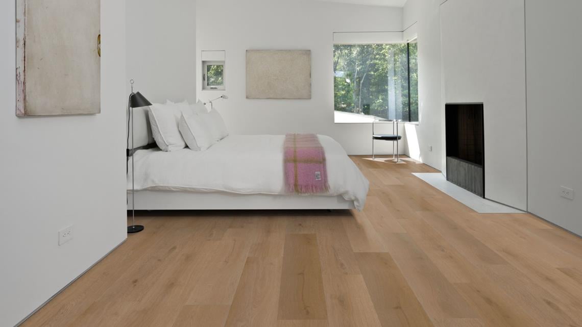 Dormitor luminos cu accente calde | Inspirație Dormitor Modern