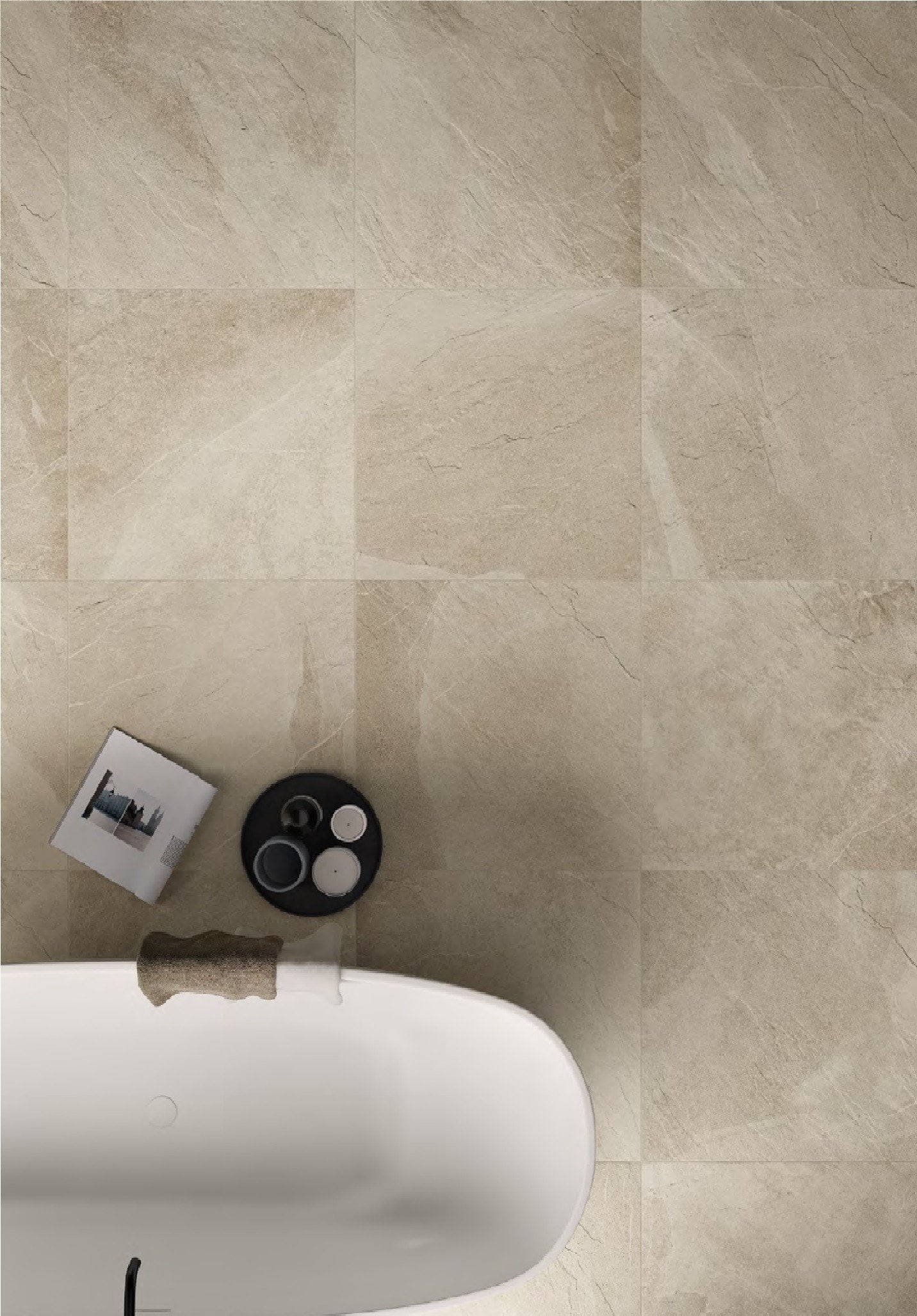 Baie spa în tonuri calde | Inspirație Baie Minimalist
