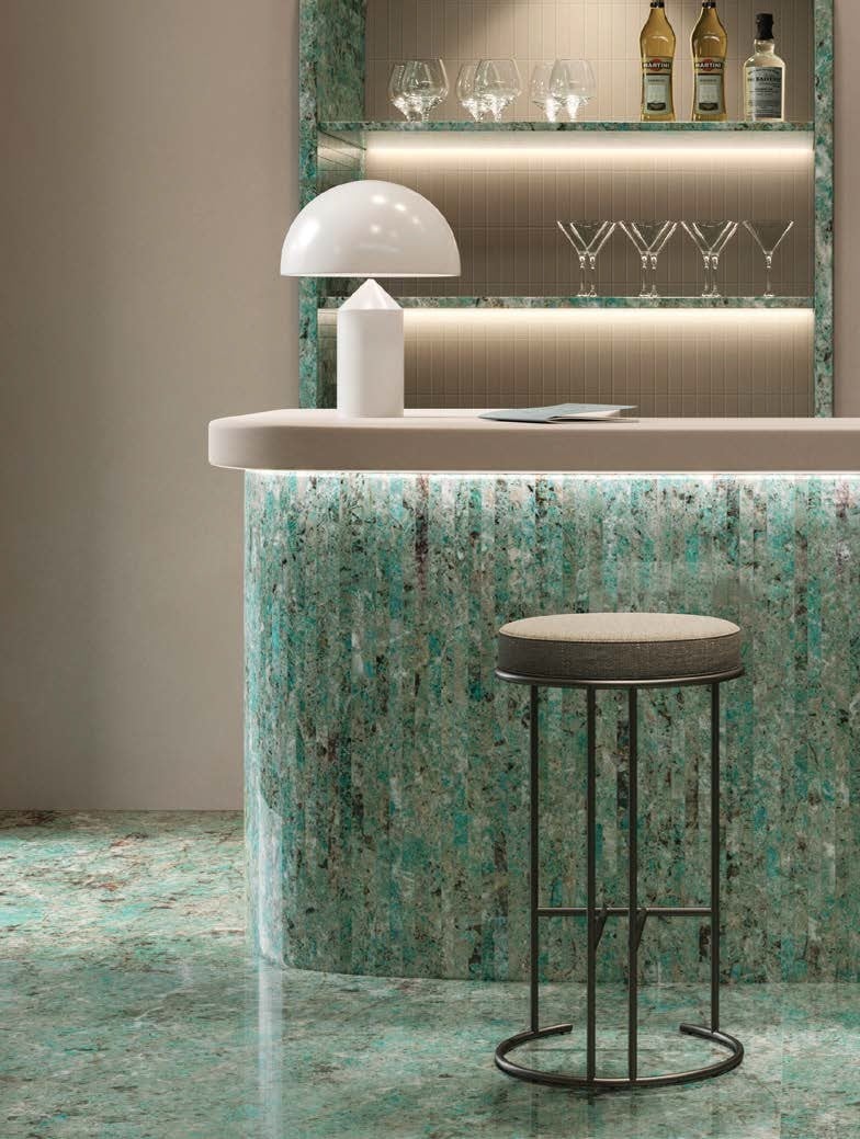 Bar urban cu accente turcoaz | Inspirație Living Modern