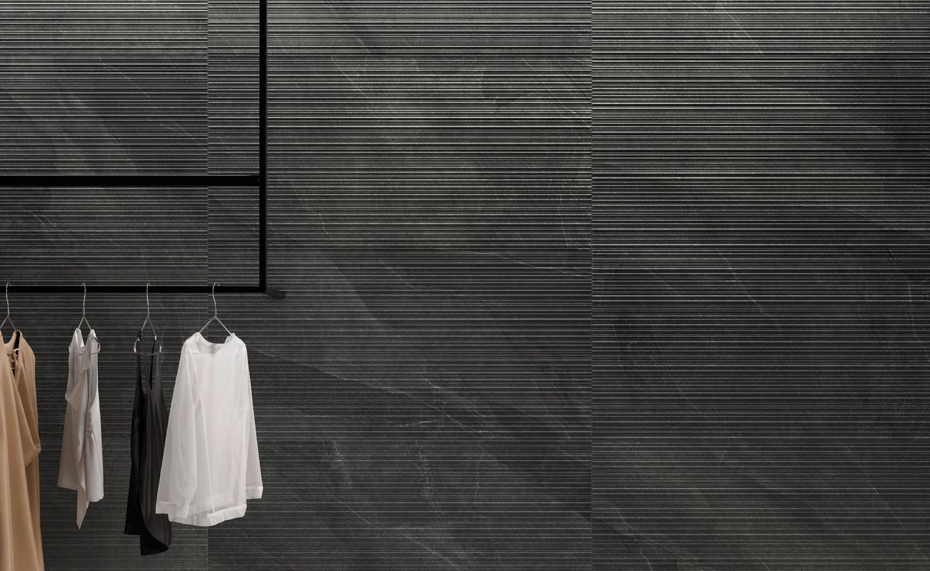 Dressing modern în tonuri închise
