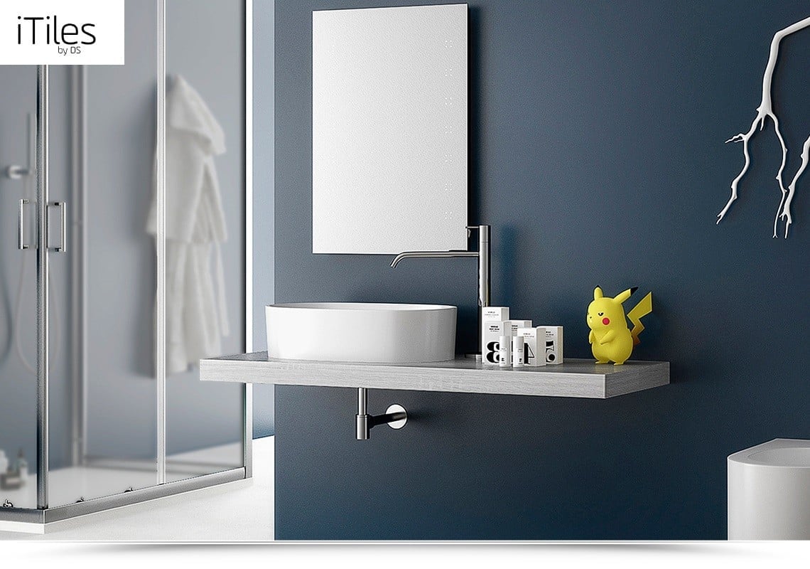 Baie modernă cu accente ludice | Inspirație Baie Modern