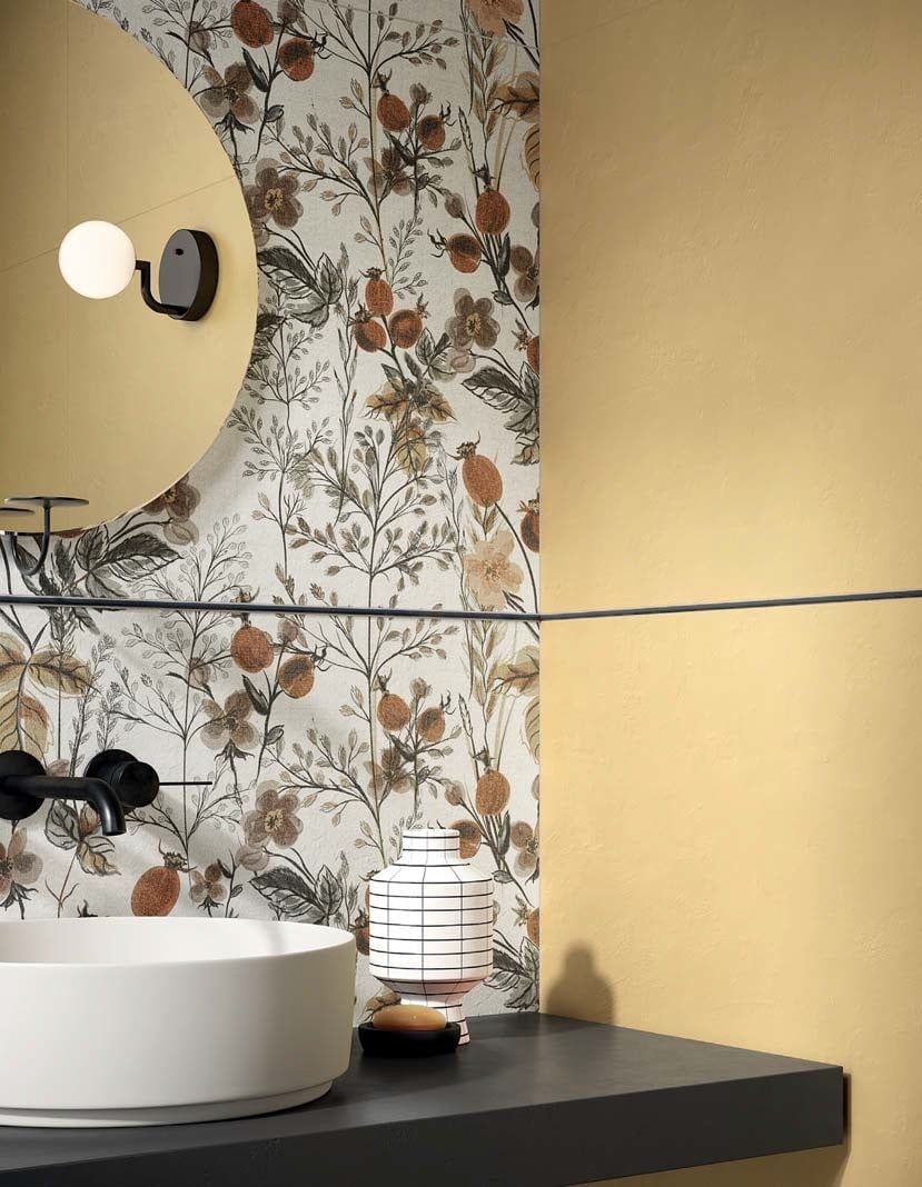 Baie cu accente botanice | Inspirație Baie Modern