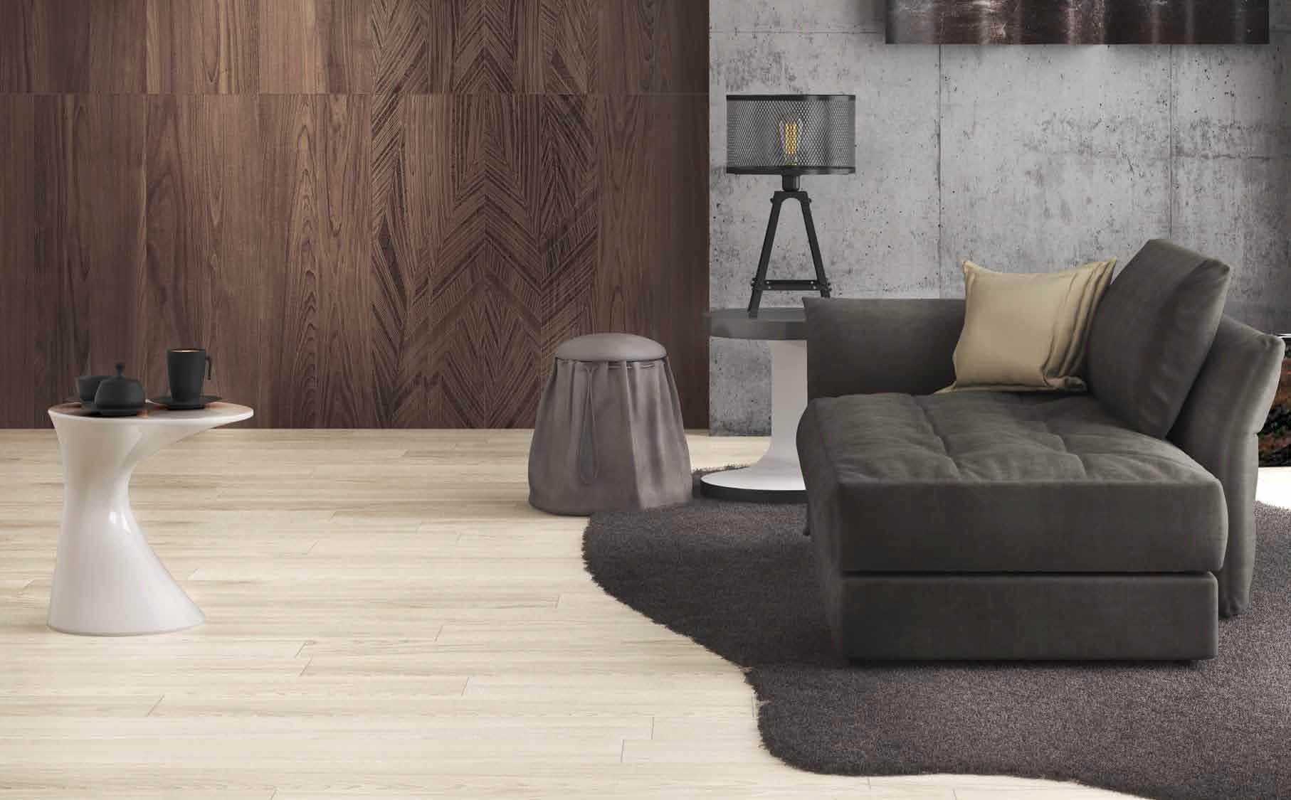 Living modern cu accente lemnoase