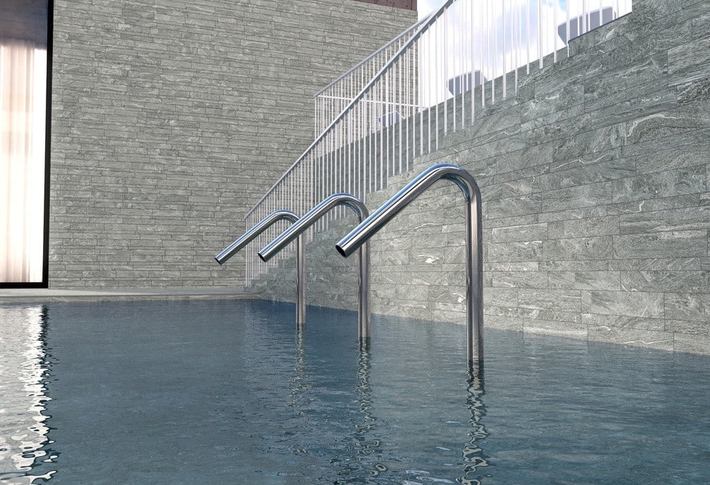 Piscină modernă în piatră | Inspirație Exterior Minimalist