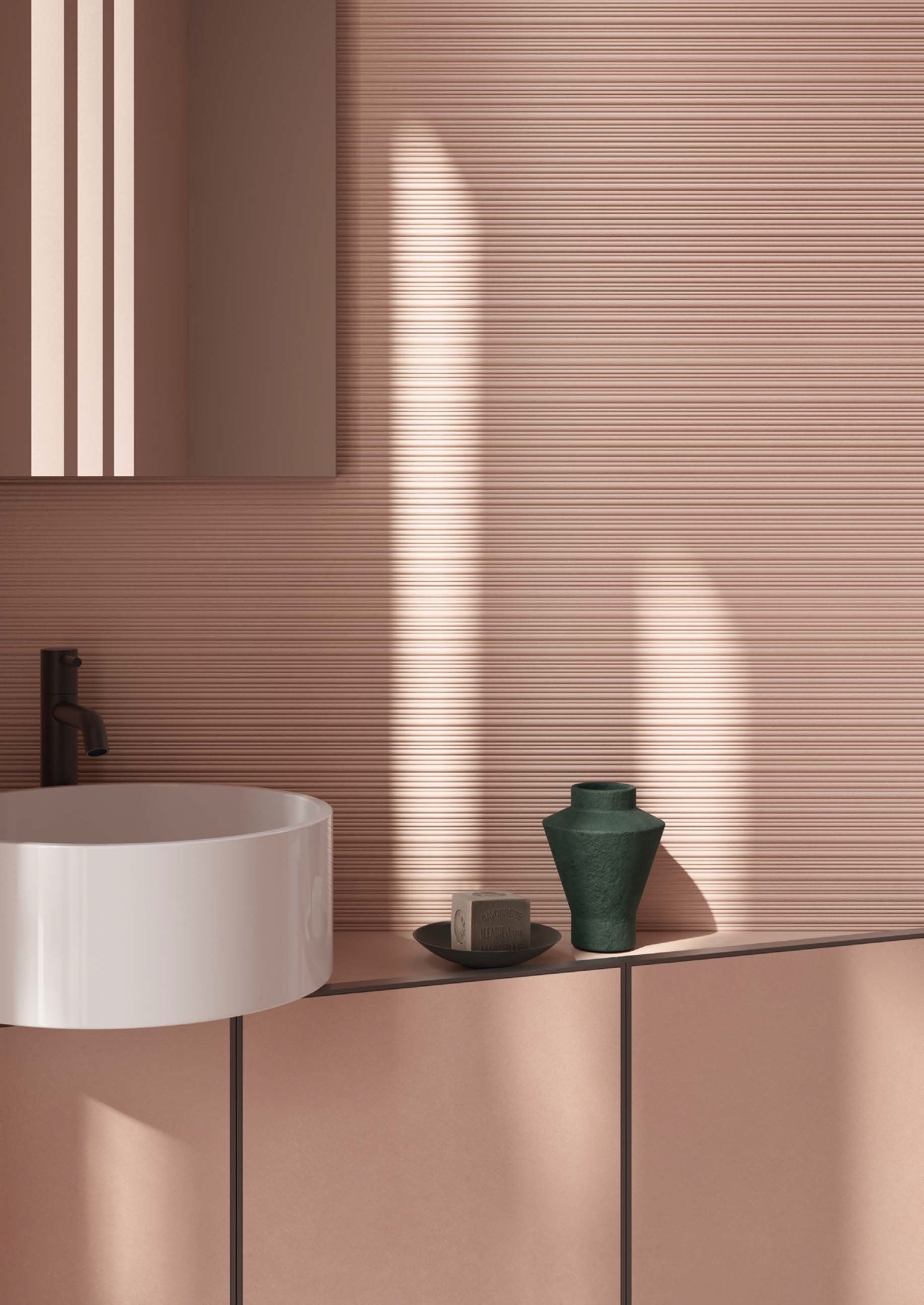 Baie modernă în tonuri calde | Inspirație Baie Modern