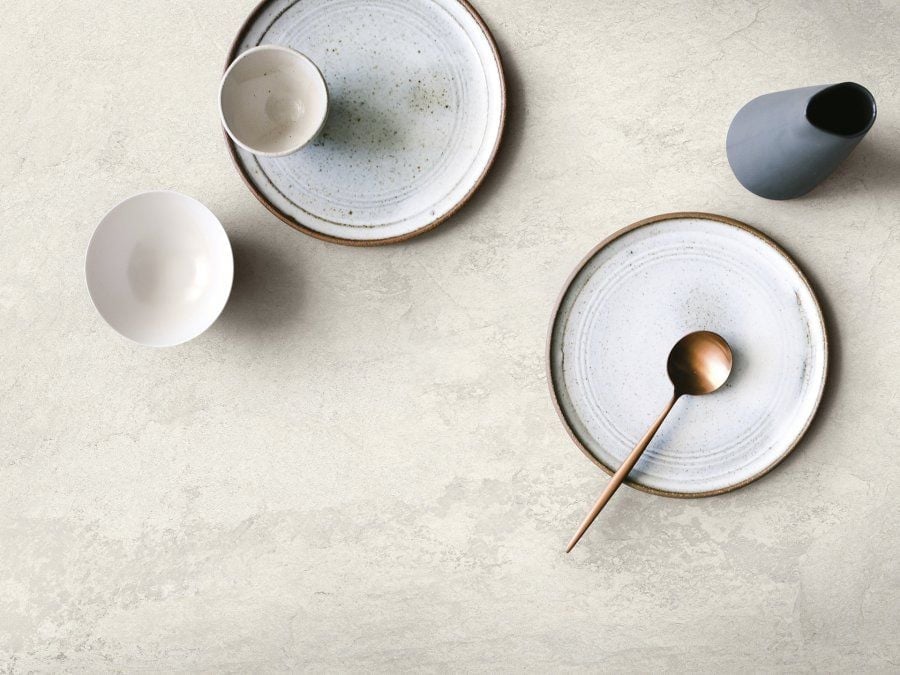 Masă minimalistă cu tonuri calde | Inspirație Baie Minimalist