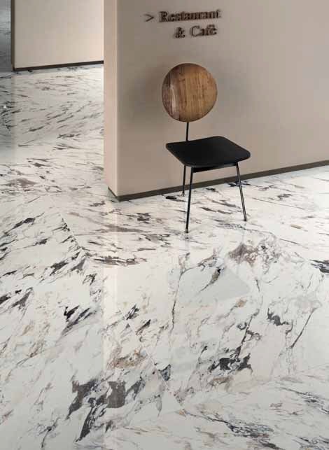 Hol elegant în marmură albă | Inspirație Hol Modern