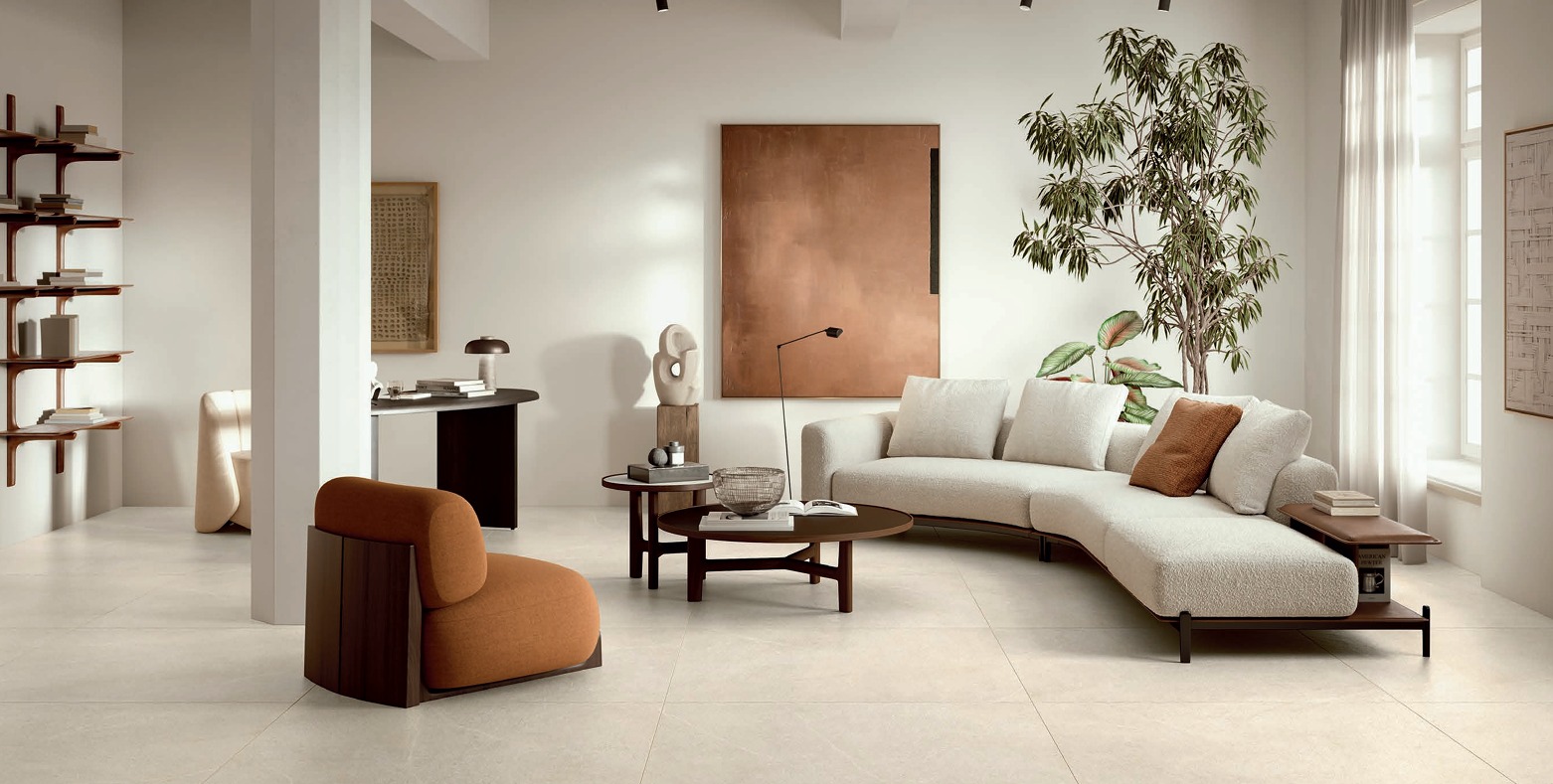 Living modern în tonuri calde | Inspirație Living Modern