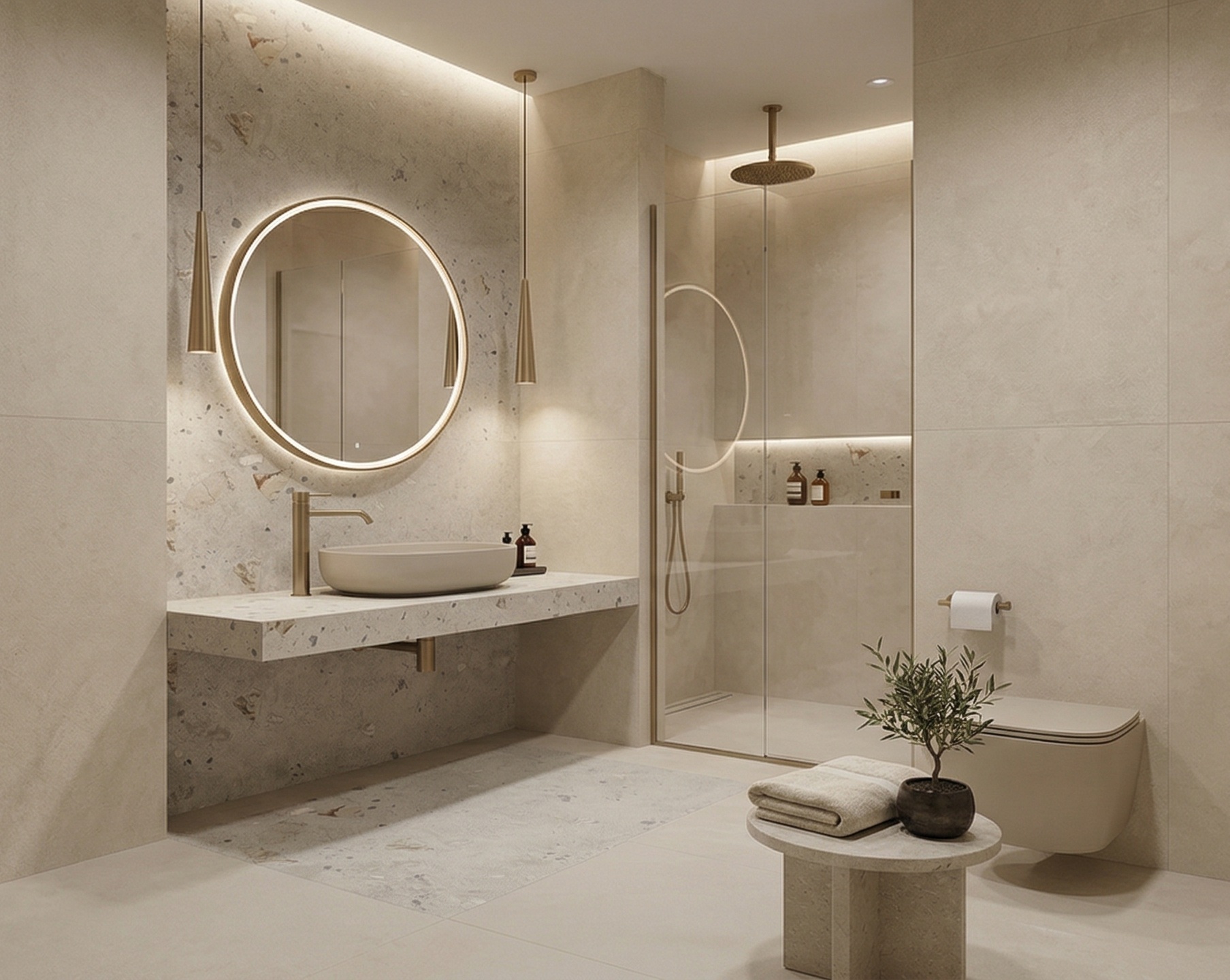 baie cu i cementi de la italgraniti | Inspirație Baie Modern